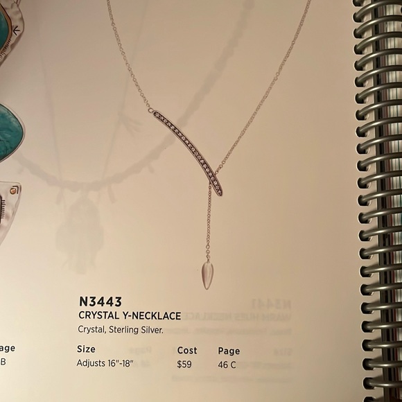 Silpada Jewelry - Silpada crystal y necklace sterling silver and crystal